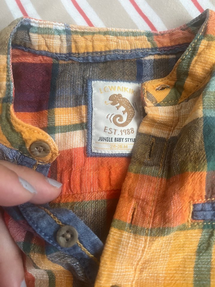 Erkek Çocuk Kısa Kollu Retro Gömlek - Görsel 2