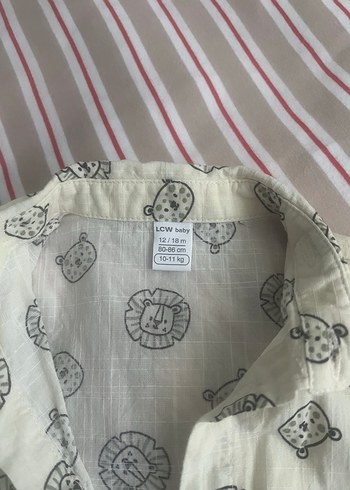 LC Waikiki Erkek Çocuk Kısa Kollu Keten Desenli Gömlek