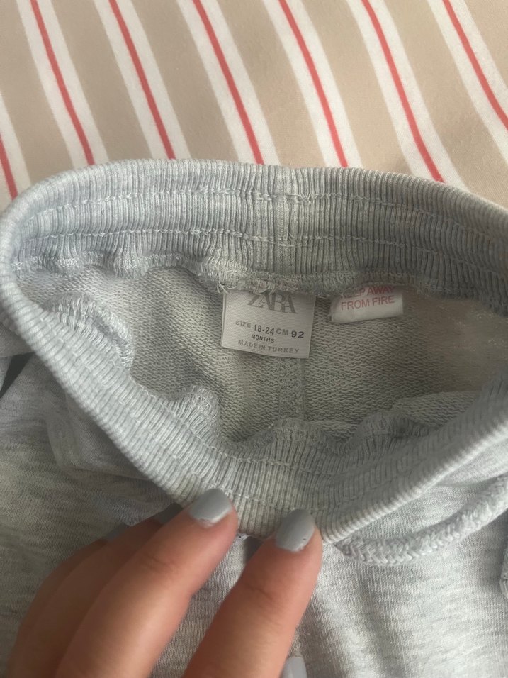 Gri Erkek Çocuk Rahat Kesim Eşofman Altı - Görsel 2