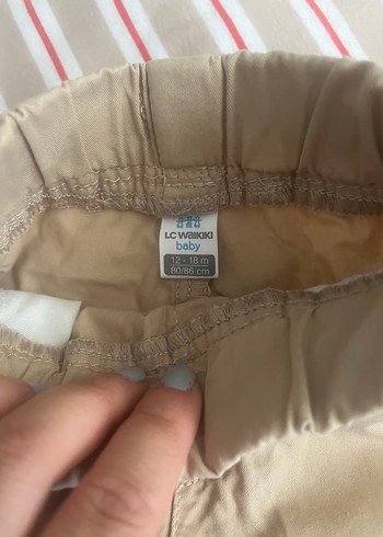 LC Waikiki Erkek Çocuk Bej Pamuklu Rahat Kesim Pantolon