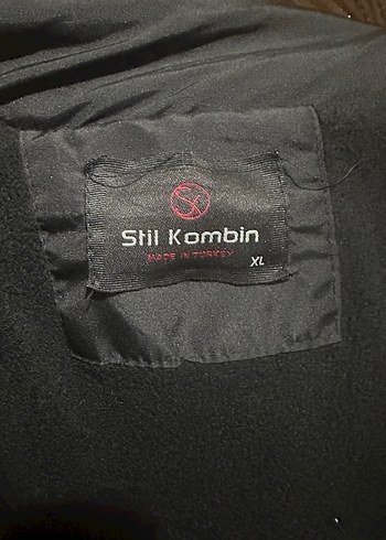 Düğmeli Koyu Gri Sokak Stili erkek Kışlık Mont - Görsel 5