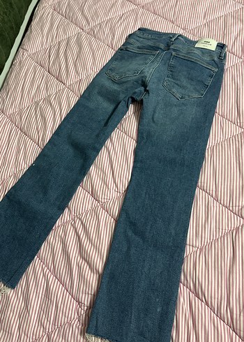 Kadın Mavi Denim Regular Fit Jean - Görsel 5