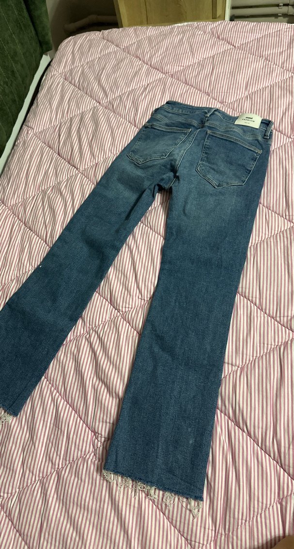 Kadın Mavi Denim Regular Fit Jean - Görsel 5