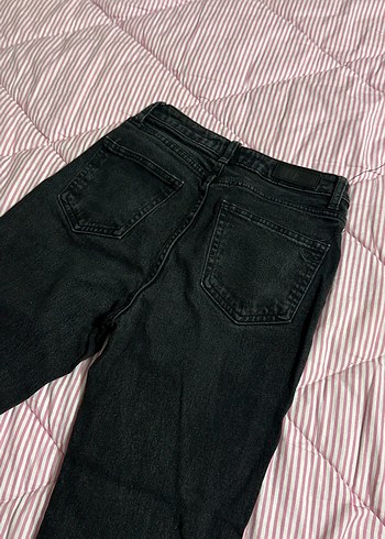 Siyah Regular Fit Denim Kadın Pantolon - Görsel 5