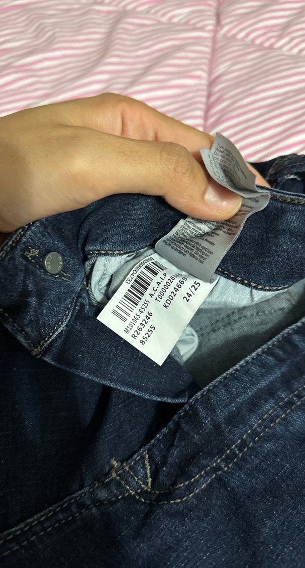 Lacivert Kadın Dar Kesim Midi Boy Kot Pantolon - Görsel 3