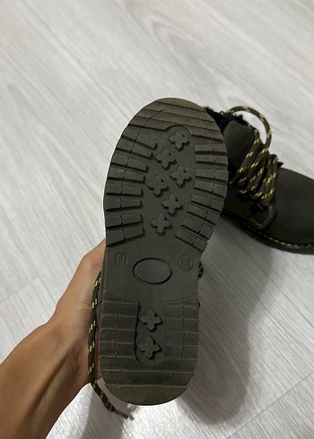 Kürklü Yeşil Erkek Çocuk Botu - Görsel 5