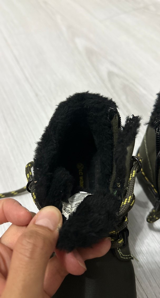 Kürklü Yeşil Erkek Çocuk Botu - Görsel 3