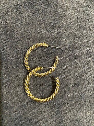 Gold halka küpe