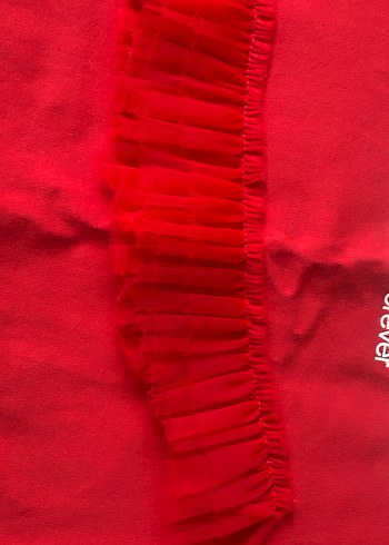 Panço Kırmızı Taş,Tül Sweatshirt - Görsel 7