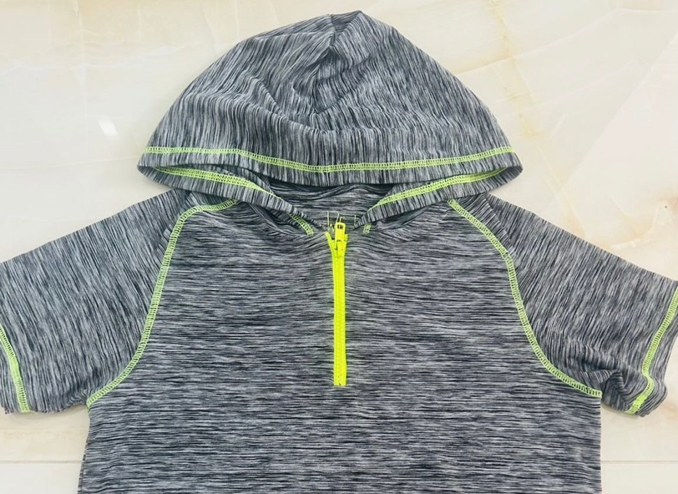 Panço Kapüşonlu  Gri Eşofman Üstü - Görsel 3