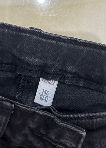 Panço Yıldız Taşlı Siyah Jean Pantolon - Görsel 6