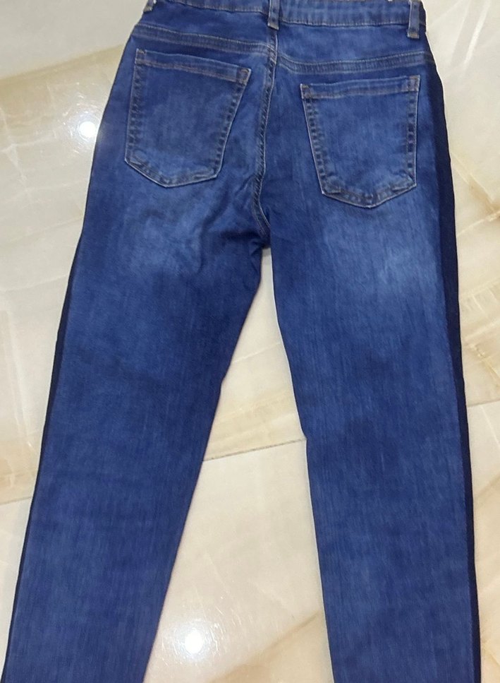 Panço Mavi Kot Pantolon - Görsel 4