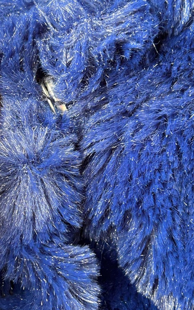 Panço Mavi Kürk Yumuşak Yelek - Görsel 4