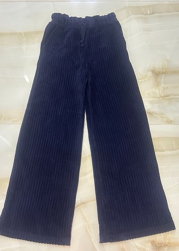 Defacto Lacivert Kadife Pantolon - Görsel 6