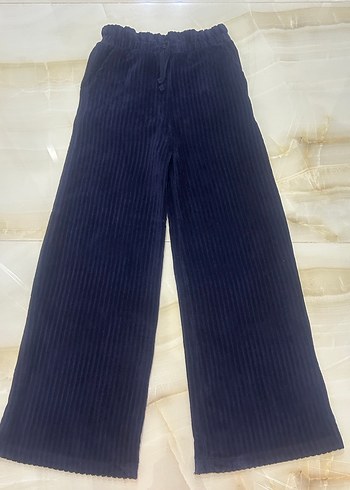 Defacto Lacivert Kadife Pantolon - Görsel 7