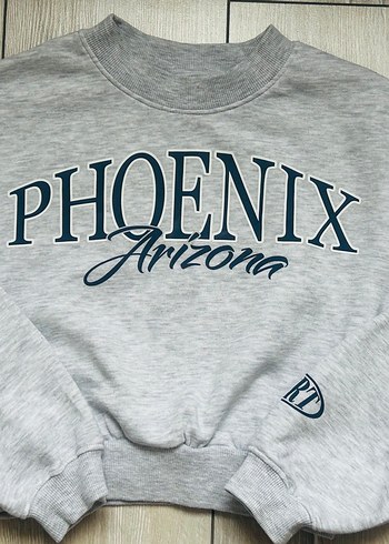 H&M Gri Sweatshirt - Görsel 3