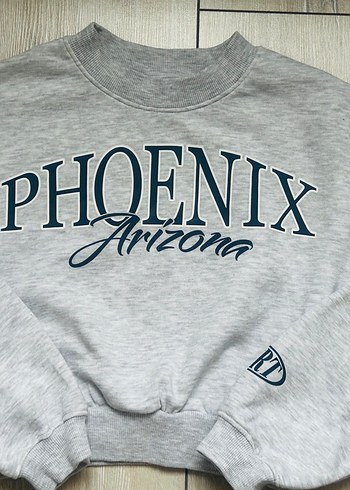 H&M Gri Sweatshirt - Görsel 2