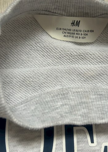 H&M Gri Sweatshirt - Görsel 4