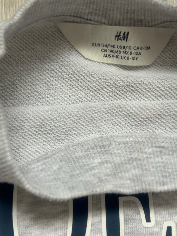 H&M Gri Sweatshirt - Görsel 4