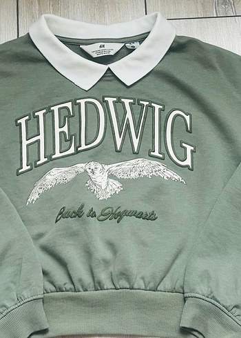 H&M Yeşil Sweatshirt - Görsel 4