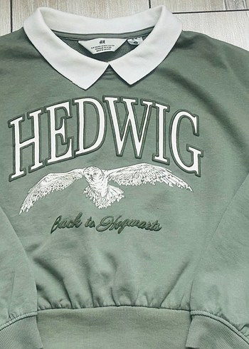 H&M Yeşil Sweatshirt - Görsel 3