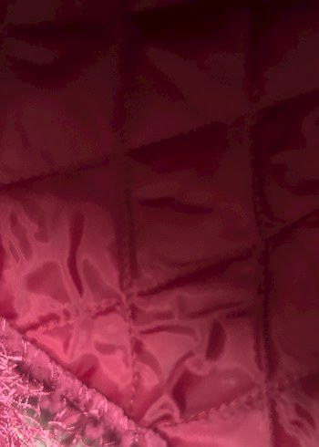 Panço Tüylü Bordo Bolera - Görsel 8