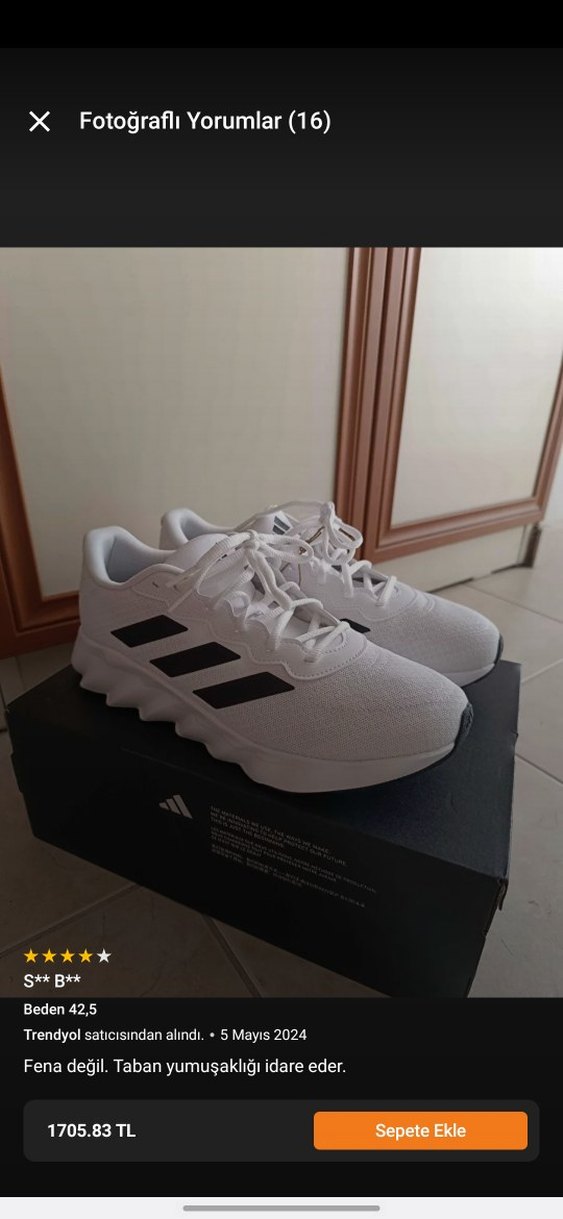 Adidas Switch Move Beyaz Erkek Spor Ayakkabı - Görsel 2