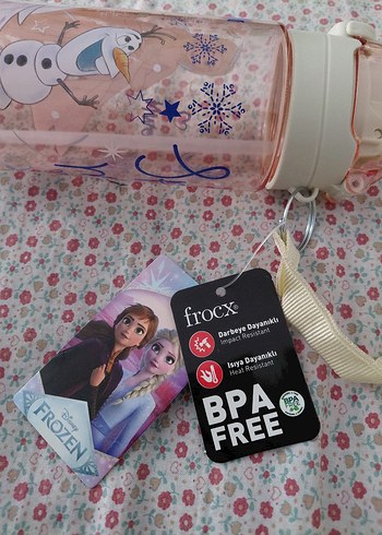 Lisanslı Frozen Pastel Bej Matara - Görsel 6