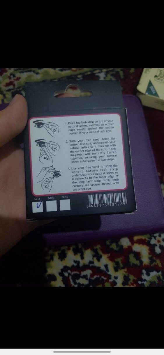 Mina Beauty Manyetik Gri Takma Kirpik - Görsel 2