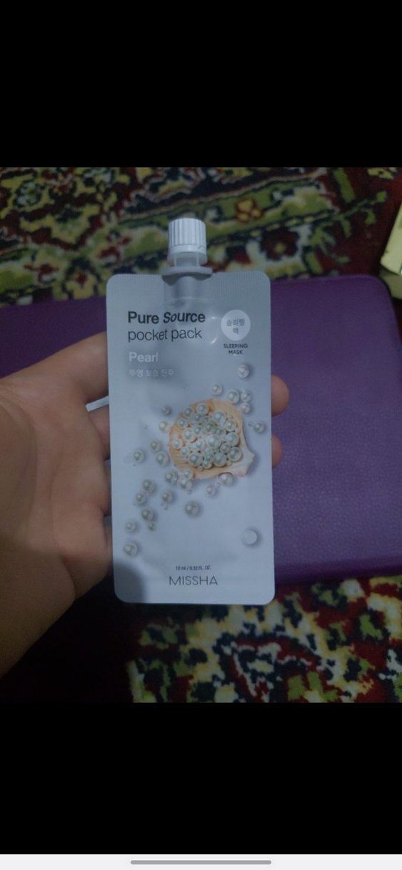 MISSHA Pure Source Pocket Pack İnci Maskesi - Görsel 2