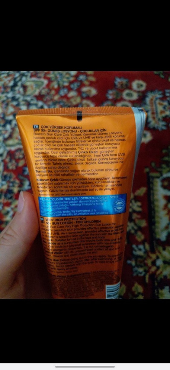 Bioxcin Çocuk Güneş Losyonu SPF 50+ - Görsel 3