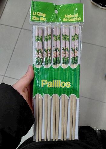 10 çift Bambu Chopstick yeni - Görsel 3