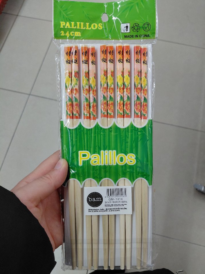 10 çift Bambu Chopstick yeni - Görsel 2