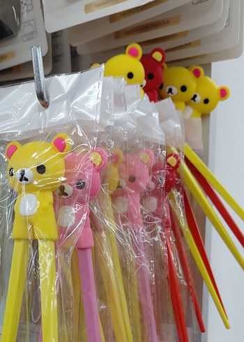 Ayıcık Figürlü Çocuk Chopstick  ADET - Görsel 2