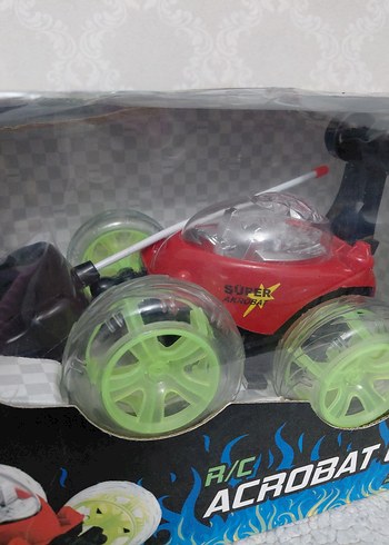 Kırmızı Akrobat Kumandalı Araba ADET - Görsel 2