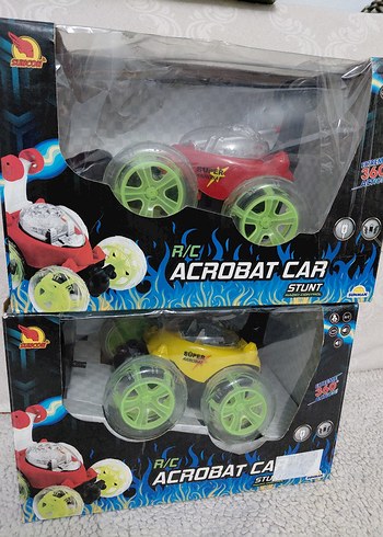 Kırmızı Akrobat Kumandalı Araba ADET - Görsel 3