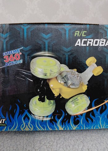 Sarı Akrobat Kumandalaı Araba ADET - Görsel 4