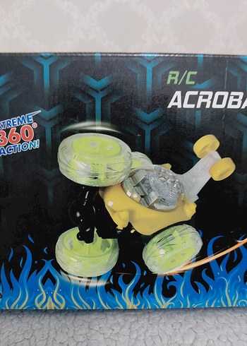 Sarı Akrobat Kumandalaı Araba ADET - Görsel 2