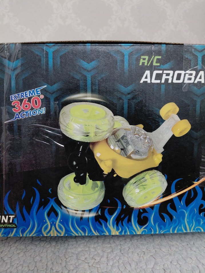 Sarı Akrobat Kumandalaı Araba ADET - Görsel 4