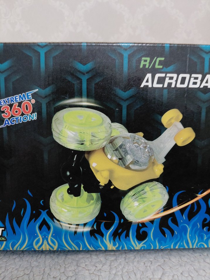 Sarı Akrobat Kumandalaı Araba ADET - Görsel 2