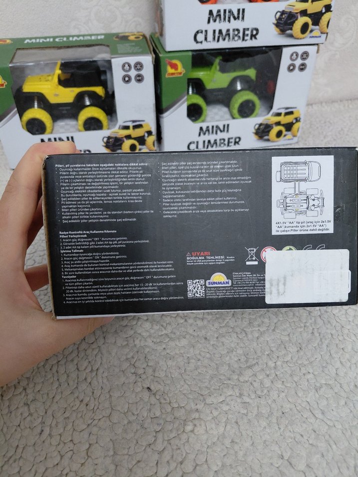 Yeşil Mini Dağcı Kumandalı Araba - Görsel 2