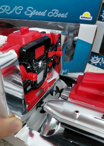 Kırmızı MARINER Kumandalı Tekne ADET - Görsel 3