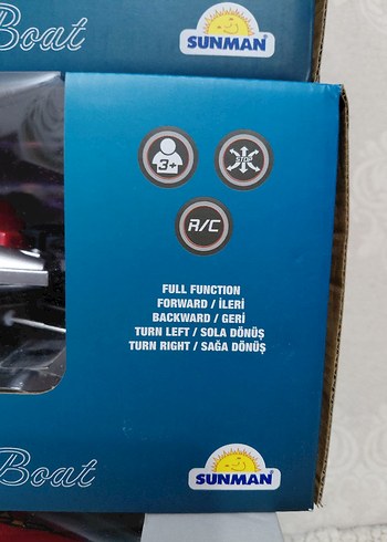 Kırmızı MARINER Kumandalı Tekne ADET - Görsel 8