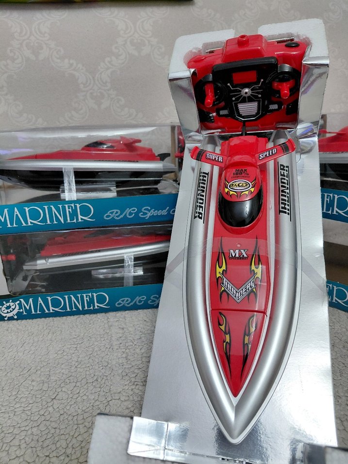 Kırmızı MARINER Kumandalı Tekne ADET - Görsel 5