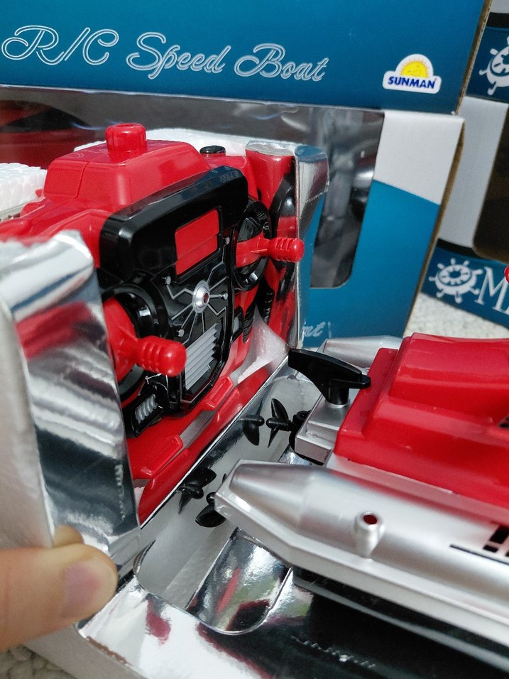 Kırmızı MARINER Kumandalı Tekne ADET - Görsel 3