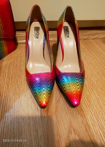 Ayakkabı topuklu 6cm - Görsel 2