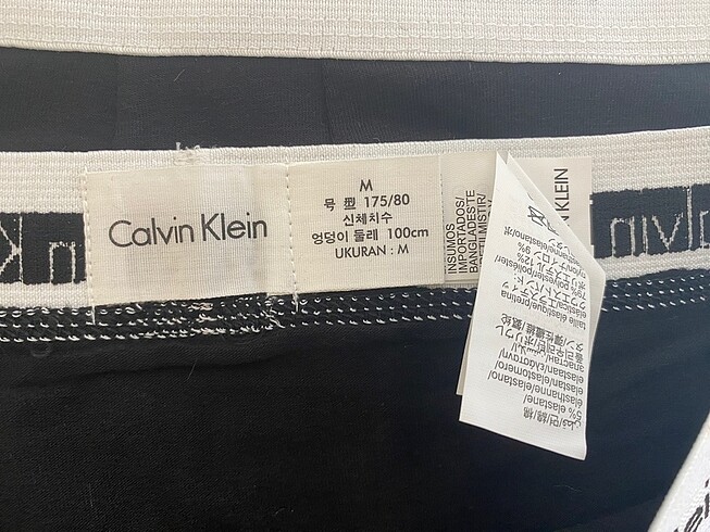 m Beden siyah Renk CALVİN KLEİN ERKEK BOXER M