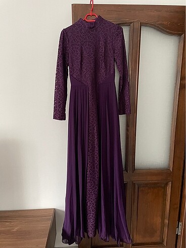 Mor Abiye Elbise - Görsel 2