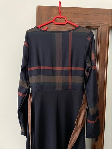 Lacivert Elbise - Görsel 4
