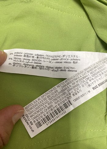 ZARA Yeşil Parlak Kadın Bustiyer - Görsel 7